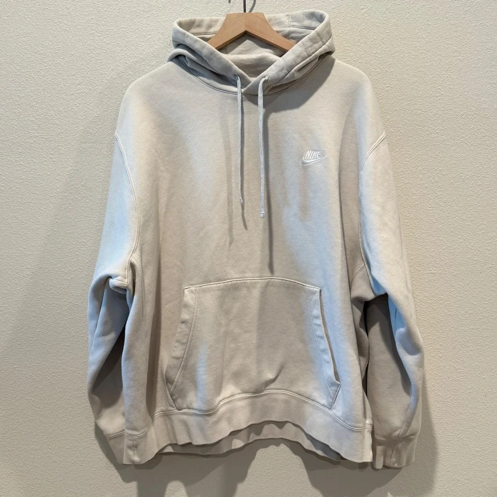 NIKE Mens Hoodie Streetwear Athleisure Minimalist Sporty Large‎ Tall
